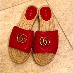 Authentic Gucci espadrilles